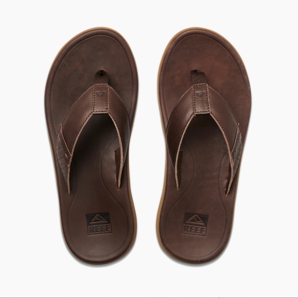 Reef Men's Leather Santa Ana, dark brown - Picture 2 of 9